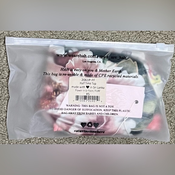 Free People/Anthropologie/Revolve Brand:
WE ARE HAH Swim Half Top Underwire - Picture 8 of 10